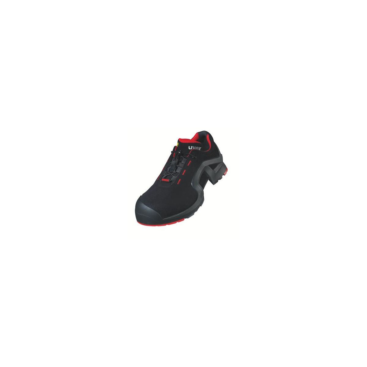 uvex 1 support Halbschuhe S3 schwarz/rot Weite 10 Größe 46