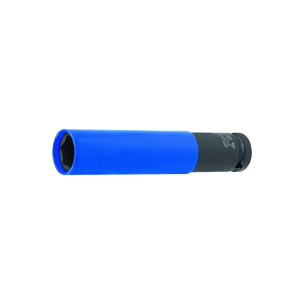 IMPACT-Steckschlüsseleinsatz 6-kant, 1/2 Zoll lang Surface Drive mit Nylonhülse, Schlüsselweite: 17mm