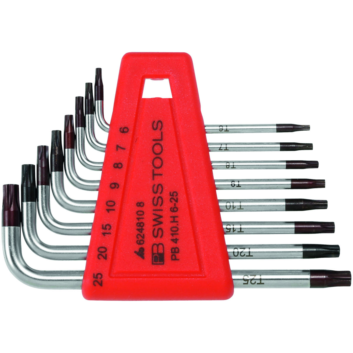 Winkelschraubendreher-Satz für Torx® verchromt, Anzahl Schraubendreher: 8