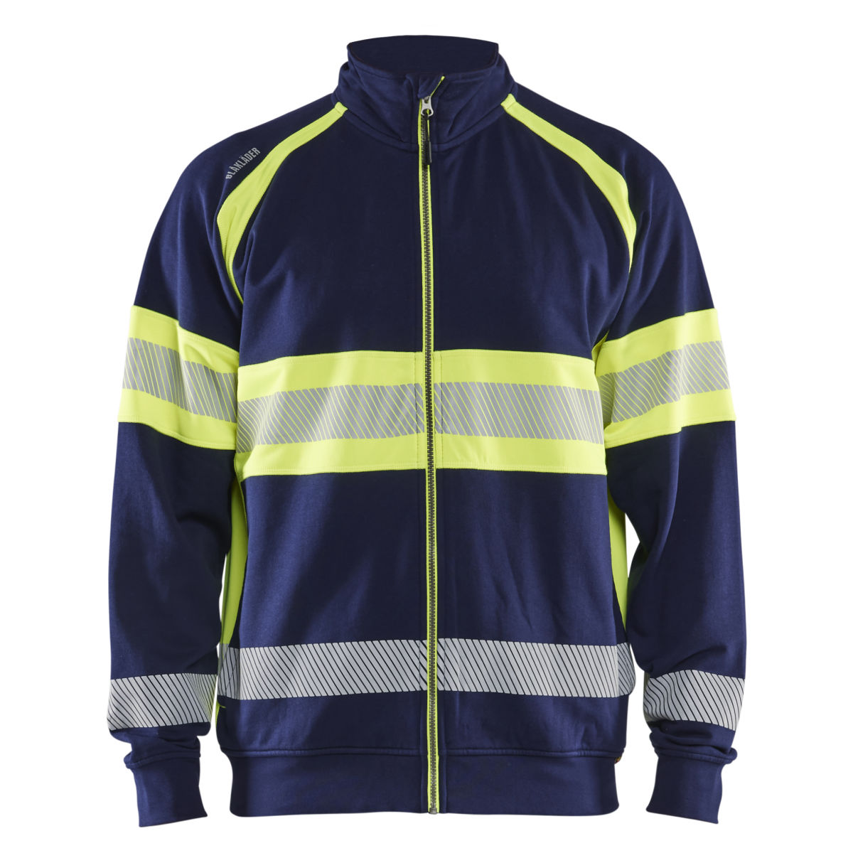 High Vis Sweatjacke Marineblau/ High Vis Gelb M, marineblau / high vis gelb