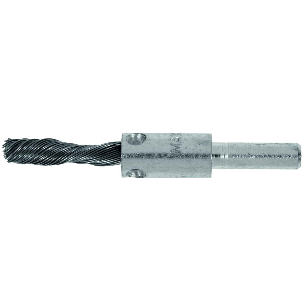Gezopfte Pinselbürste Stahldraht, Bürsten-⌀ D 1 ×Borstenstärke: 6X0,35mm