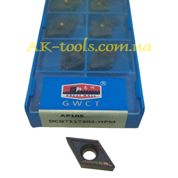 55° DNMG+DCMT · DCGT11T304-HPM AP105
