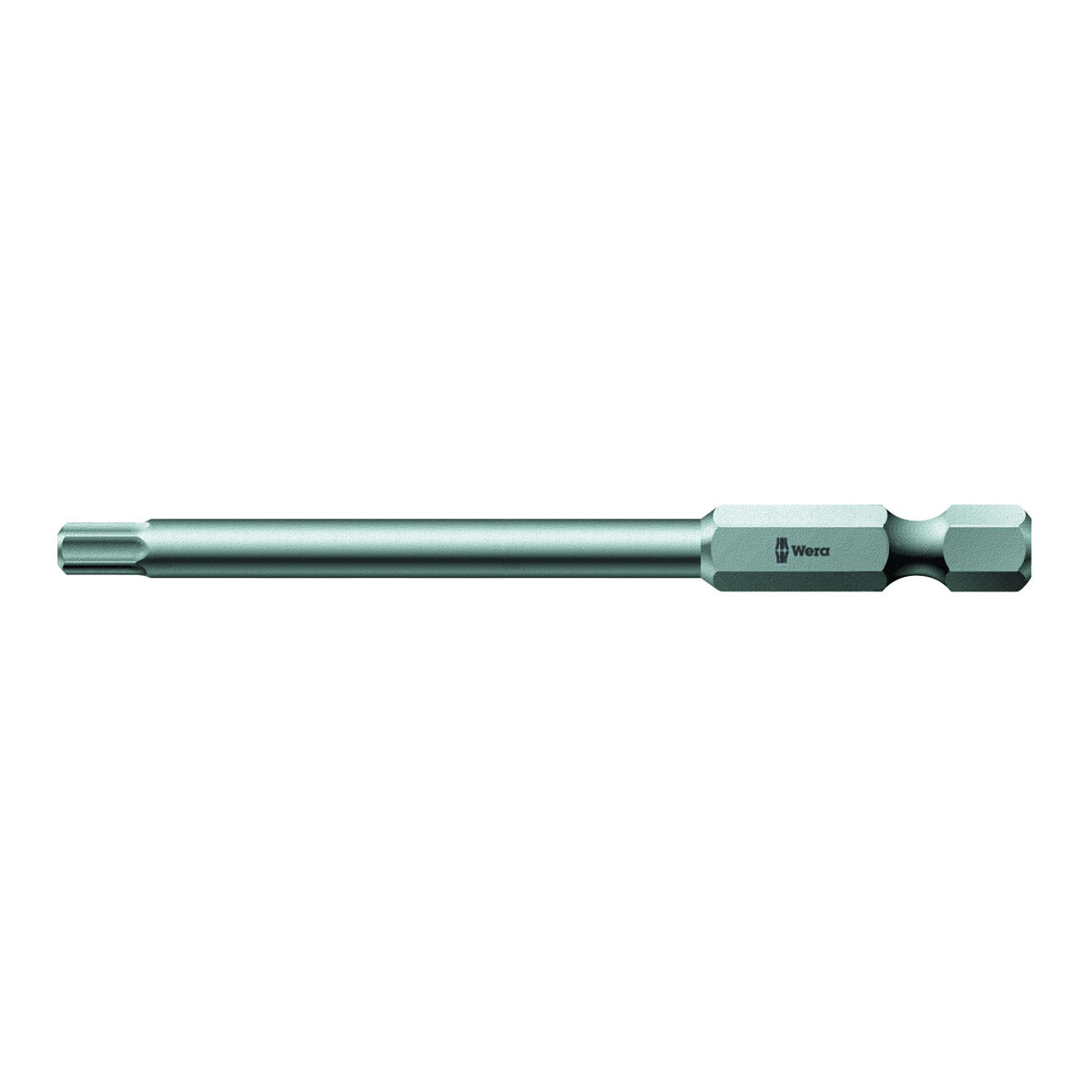 Bit für Sechskant, lang, 1/4 Zoll E 6,3 Hex-Plus-Profil mit Bohrung, Sechskant: 2mm