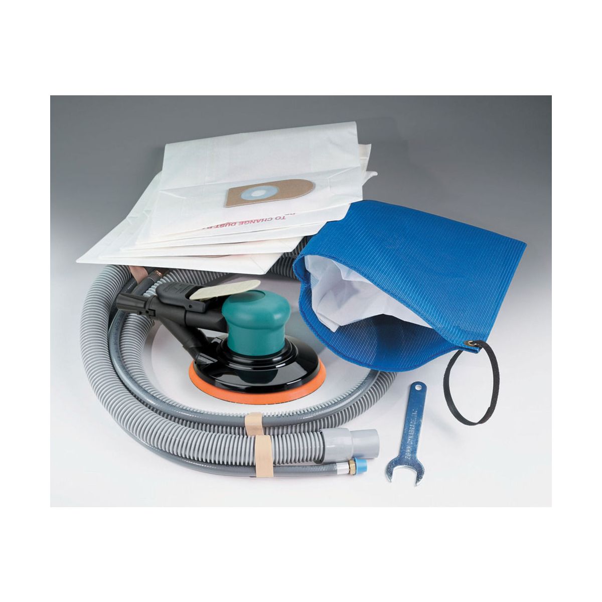 Dynorbital-Spirit-Schleifsystem mit selbst erzeugtem Vakuum und Schleifgewebe, Durchmesser 6″ (152 mm)