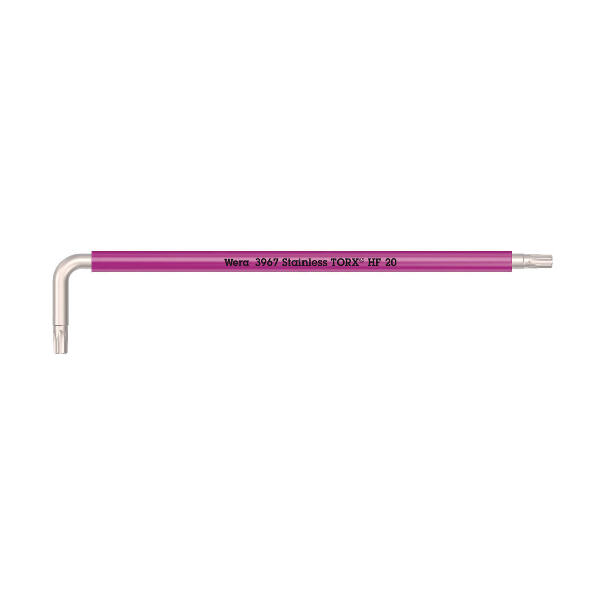 3967 SXL HF TORX® Winkelschlüssel Multicolour mit Haltefunktion, lang, Edelstahl, TX 20 x 137 mm