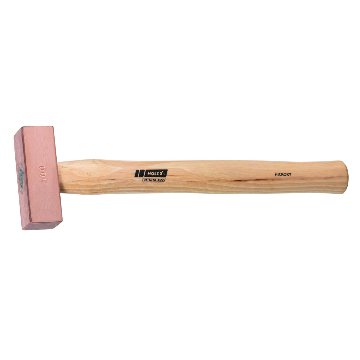 Kupferhammer mit Hickorystiel, Gewicht ohne Stiel: 250g