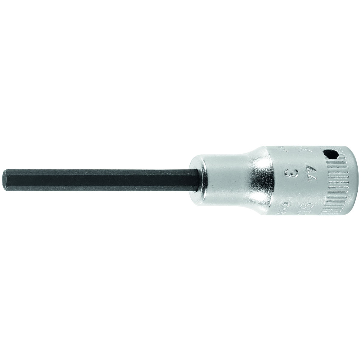 6-kant-Schraubendreher-Einsatz, 1/4 Zoll lang, Sechskant: 3mm