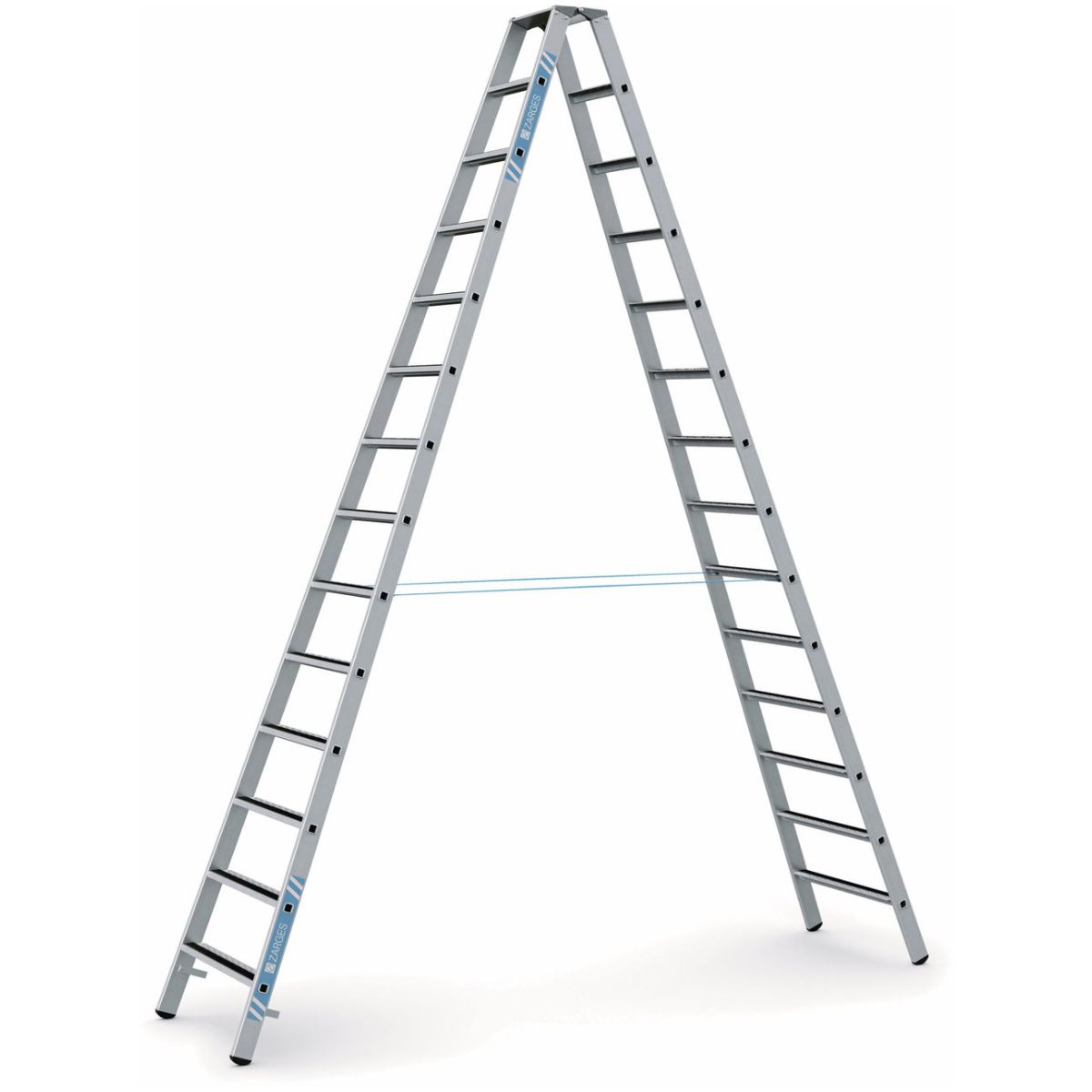 R13step B - Stehleiter 2 x 14 Stufen