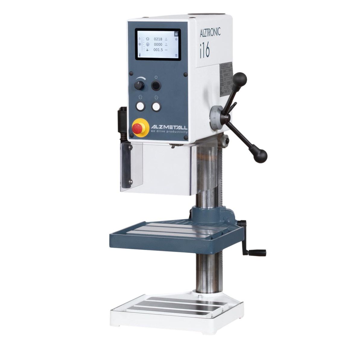 Tischbohrmaschine ALZTRONIC, maximaler Bohr-⌀ in Stahl: 16mm