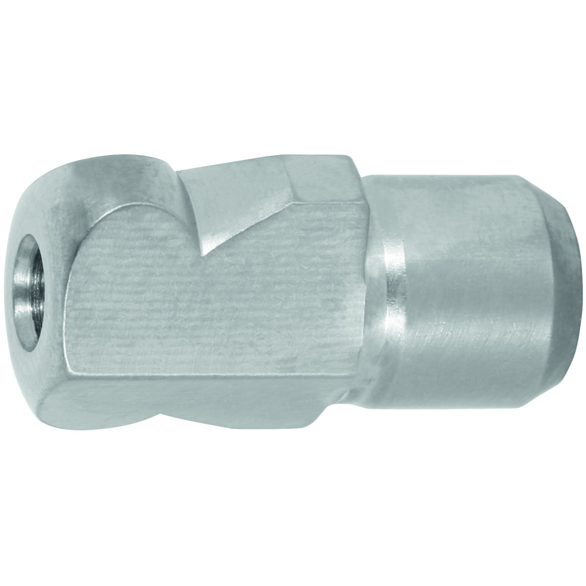 Aufnahmebolzen Form D Edelstahl abgeflacht, ⌀ D: 16mm