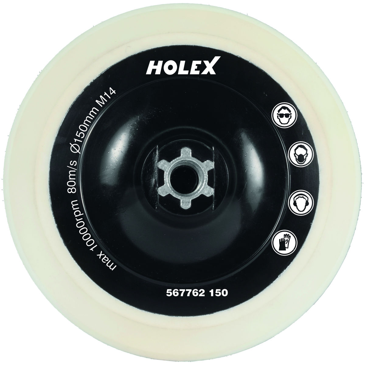 Klett-Polierteller, M14, Außen-⌀: 115mm