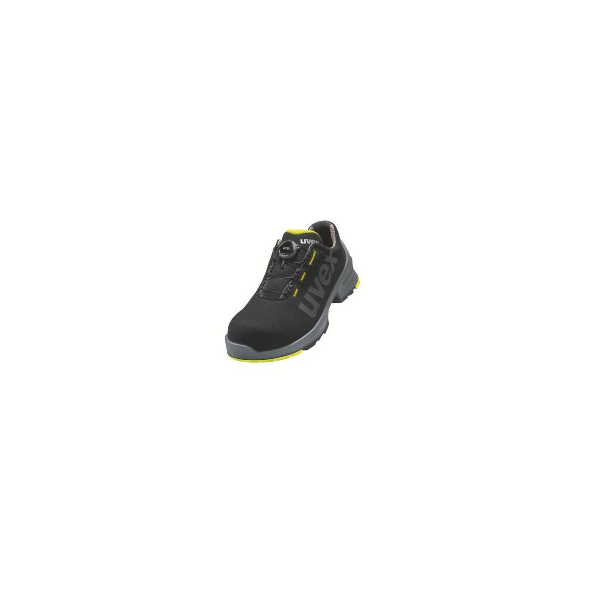uvex 1 Halbschuhe S2 schwarz/gelb Weite 12 Größe 47