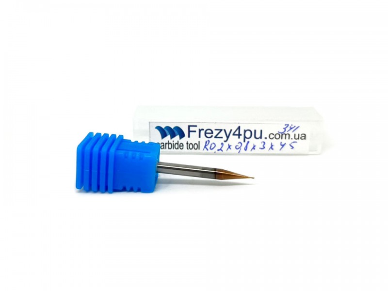 Мікрофреза кінцева сферична R0.2*0.8*3*45
