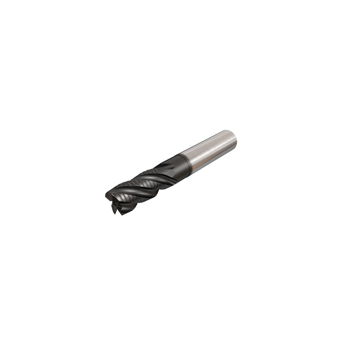 ECP-E4L 06-14/20W06S57 IC900 Vollhartmetall-Schruppfräser mit 4 Schneiden, 38° Spiralwinkel mit Spanteiler für hohe Abspanraten