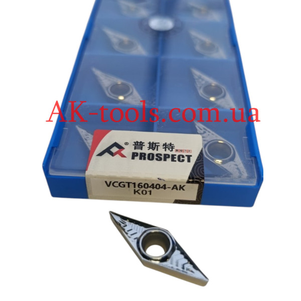 35° VNMG+VBMT+VCMT · VCGT160404-AK K01