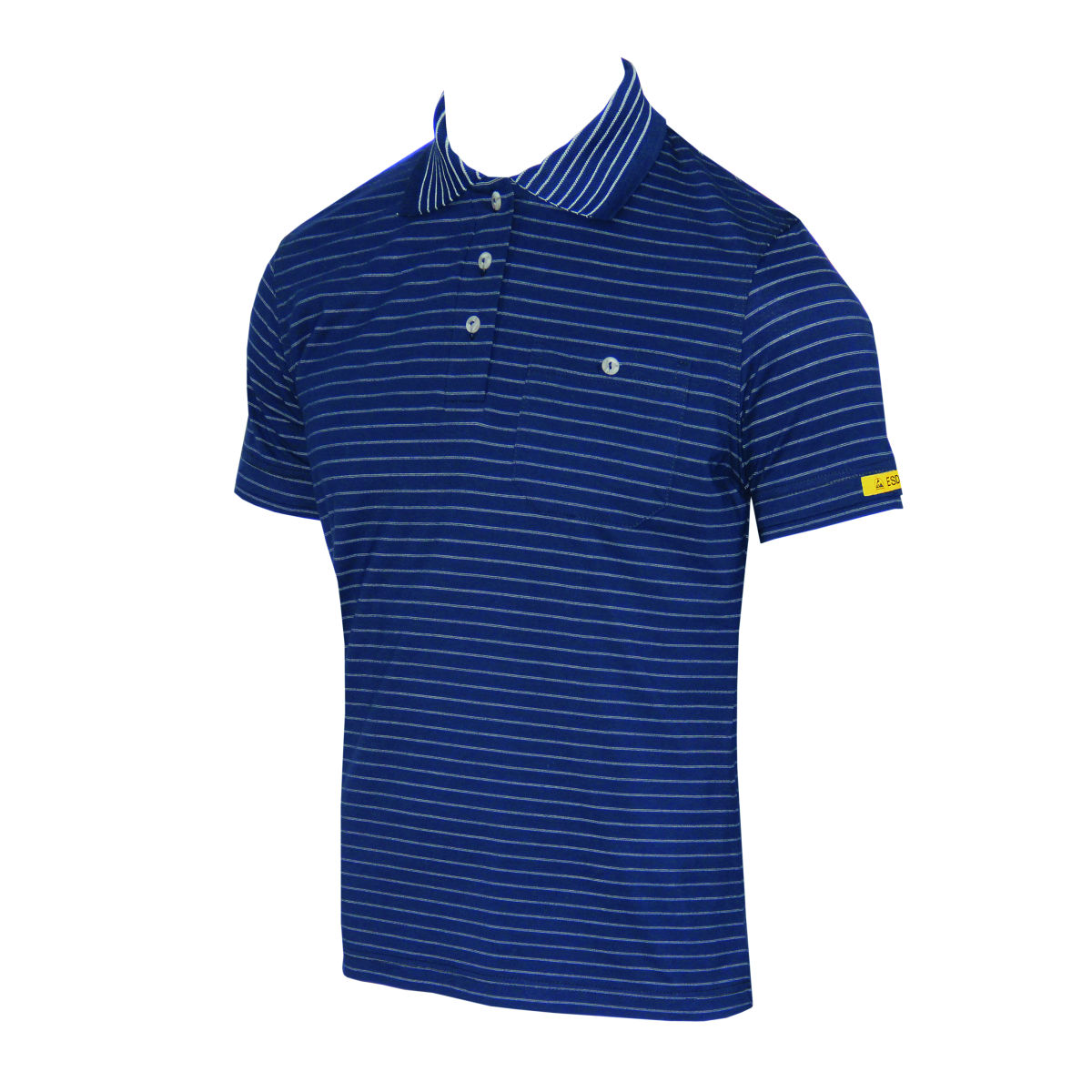 ESD Damen Polo-Shirt CONDUCTEX® Cotton Knit, navy, Größe: XS