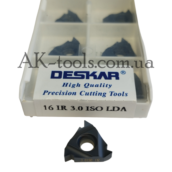 IR-різьбова пластина · 16IR-3.0 ISO LDA