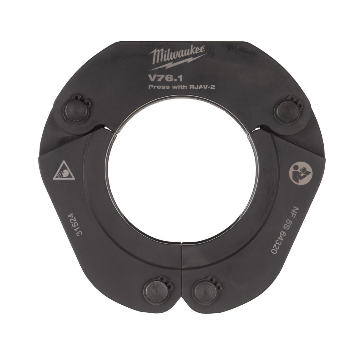 RJ18-V76.1 76.1 mm Pressbacke + V Profile