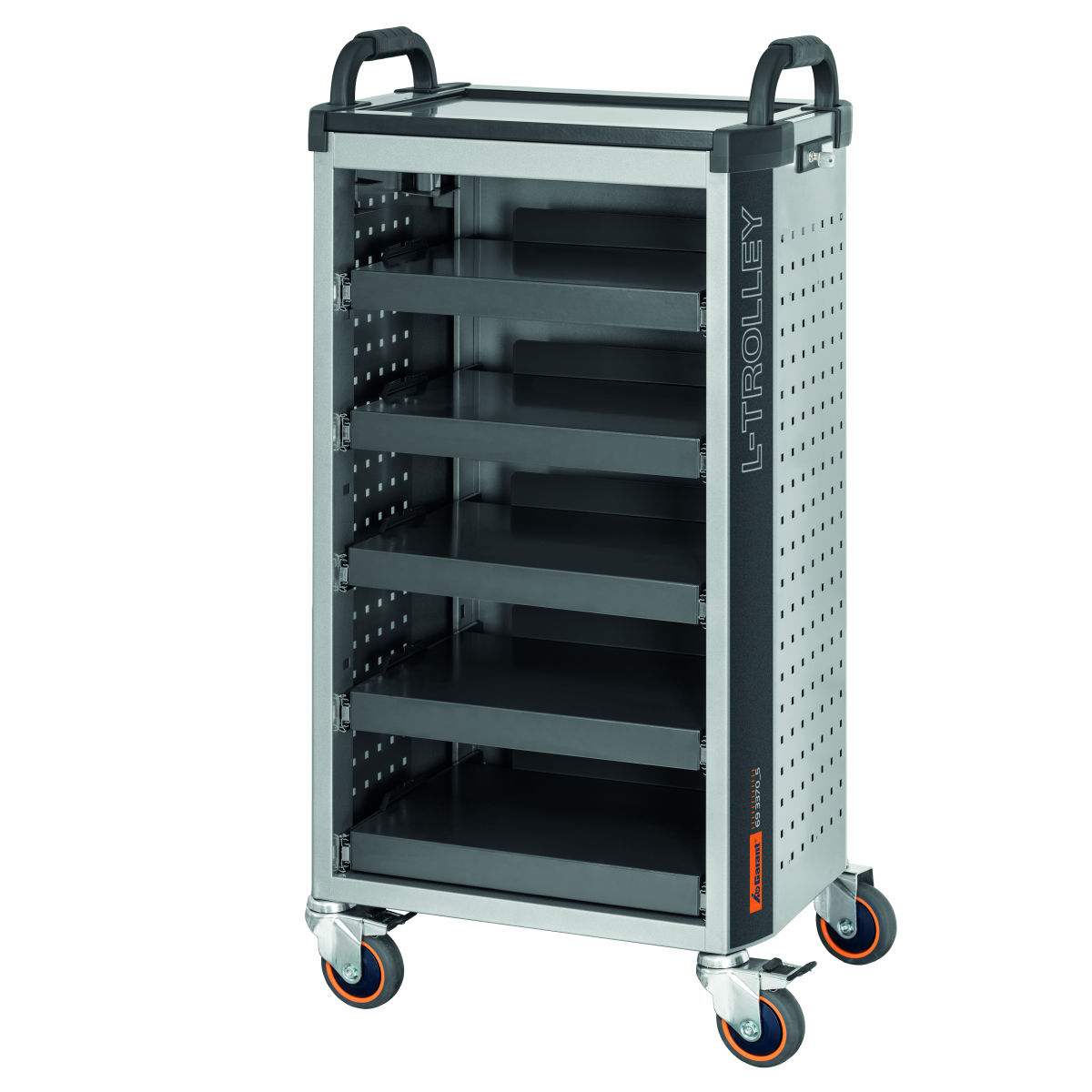 Transportwagen „L-Trolley“ mit 5 Auszugsboden, Anzahl Auszugsboden: 5