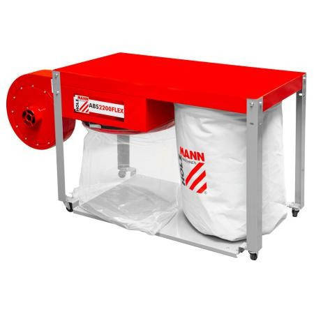 Аспіраційна установка Holzmann ABS2200FLEX для ЧПУ та деревообробки, стружковідсмоктувач 2200 м³/год, 2.2 кВт, 380 В
