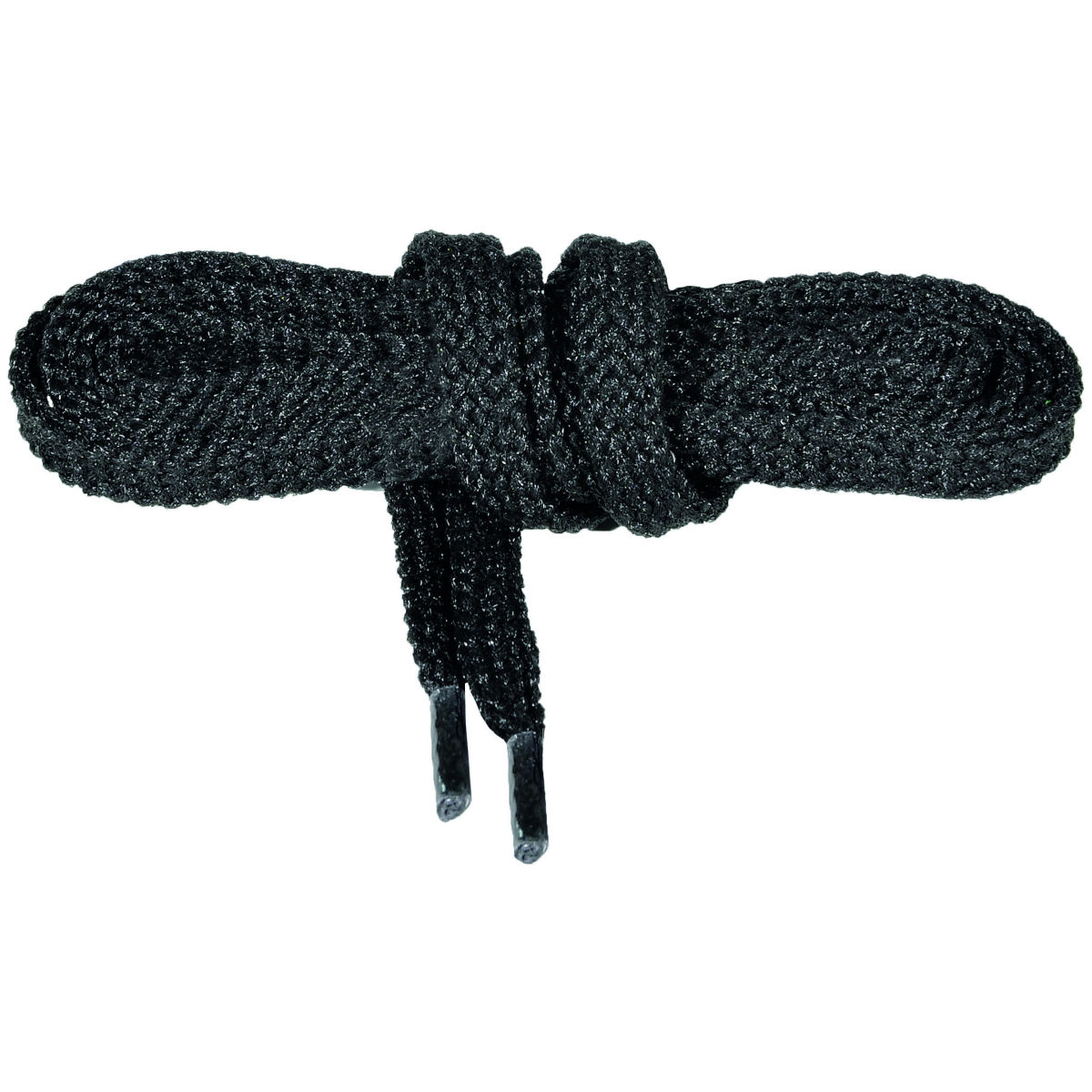 Schnürsenkel schwarz flach , schwarz, Länge: 80cm