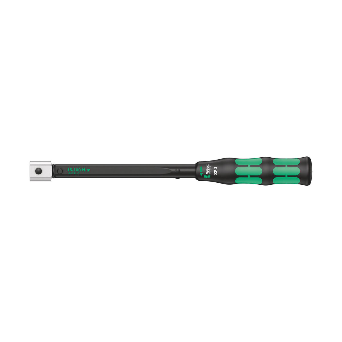 Click-Torque XP 3 Voreingestellter, einstellbarer Drehmomentschlüssel für Einsteckwerkzeuge, 15-100 Nm, 15 Nm, 9x12 x 15,0 Nm x 15-100 Nm