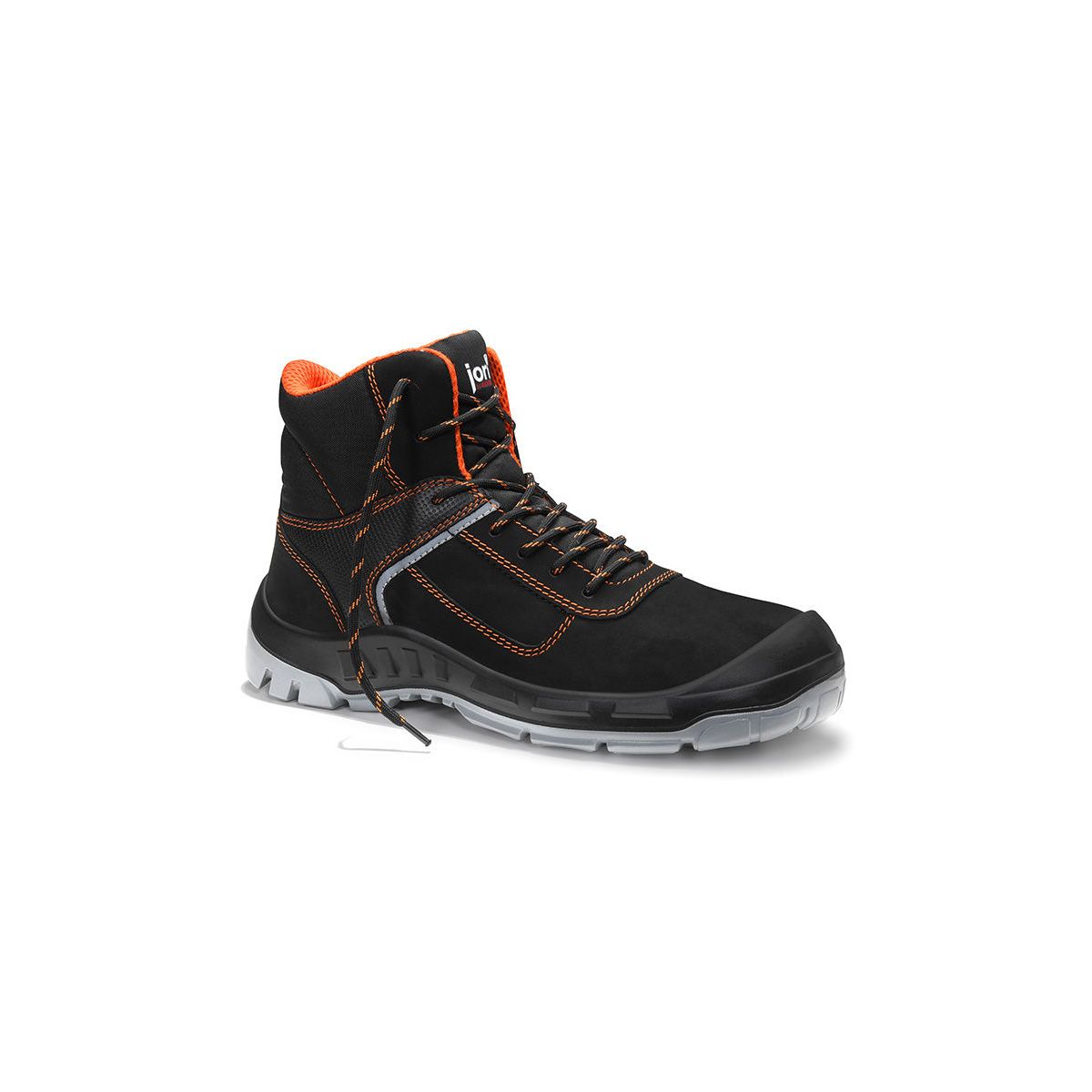 Sicherheitsschnürstiefel jo_COLOUR orange Mid S3, Größe 38