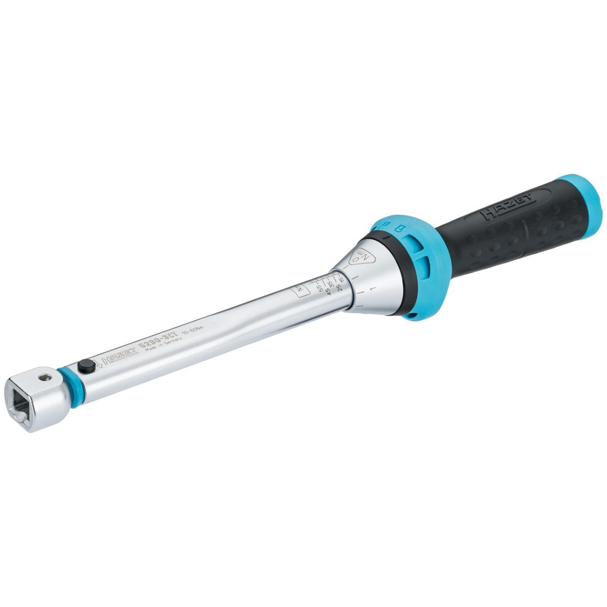Drehmomentschlüssel ∙ Drehmomentbereich min-max: 10 – 60 Nm ∙ Genauigkeit: 3% ∙ 9 x 12 mm Einsteck-Vierkant hohl ∙ Länge: 291 mm