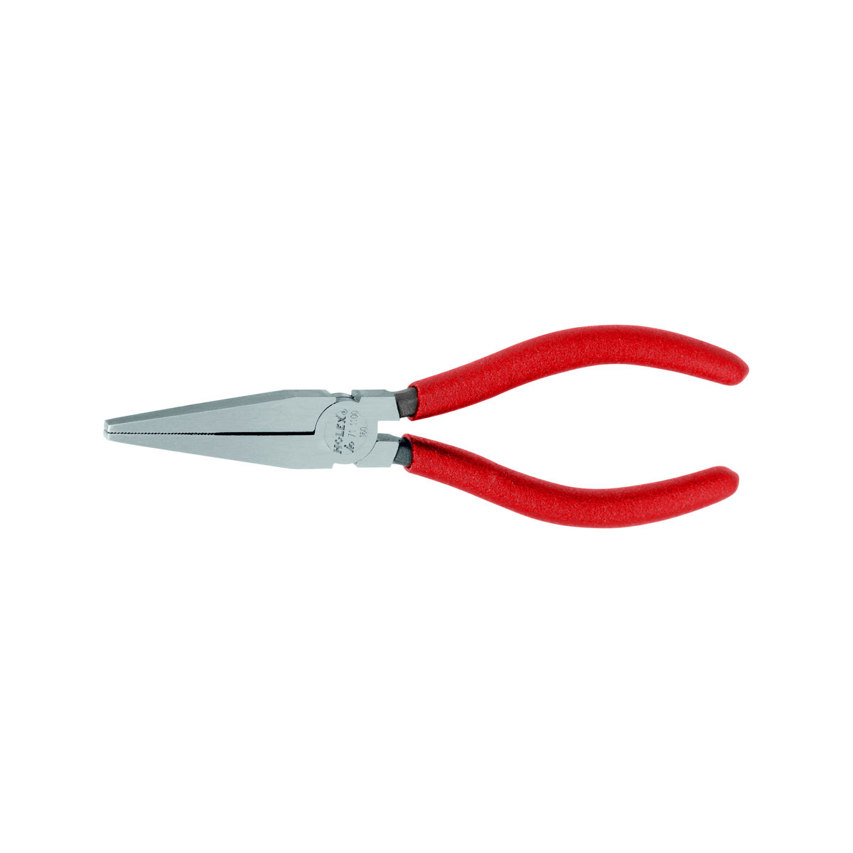 Langbeckzange, flach, blank, ganze Länge: 160mm