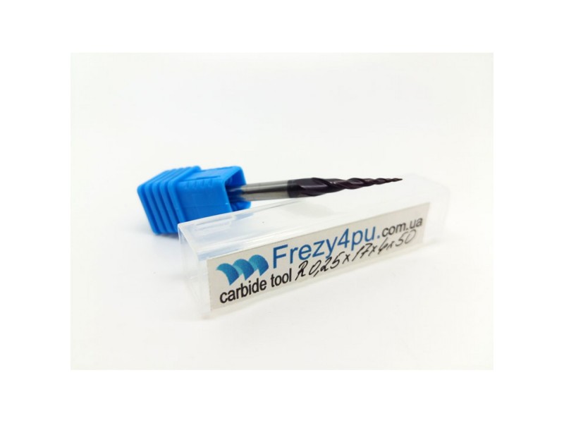 Фреза конусна R0.25 D4 L50/17
