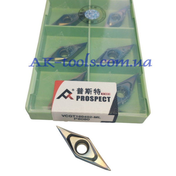 35° VNMG+VBMT+VCMT · VCGT160402-ML P8080