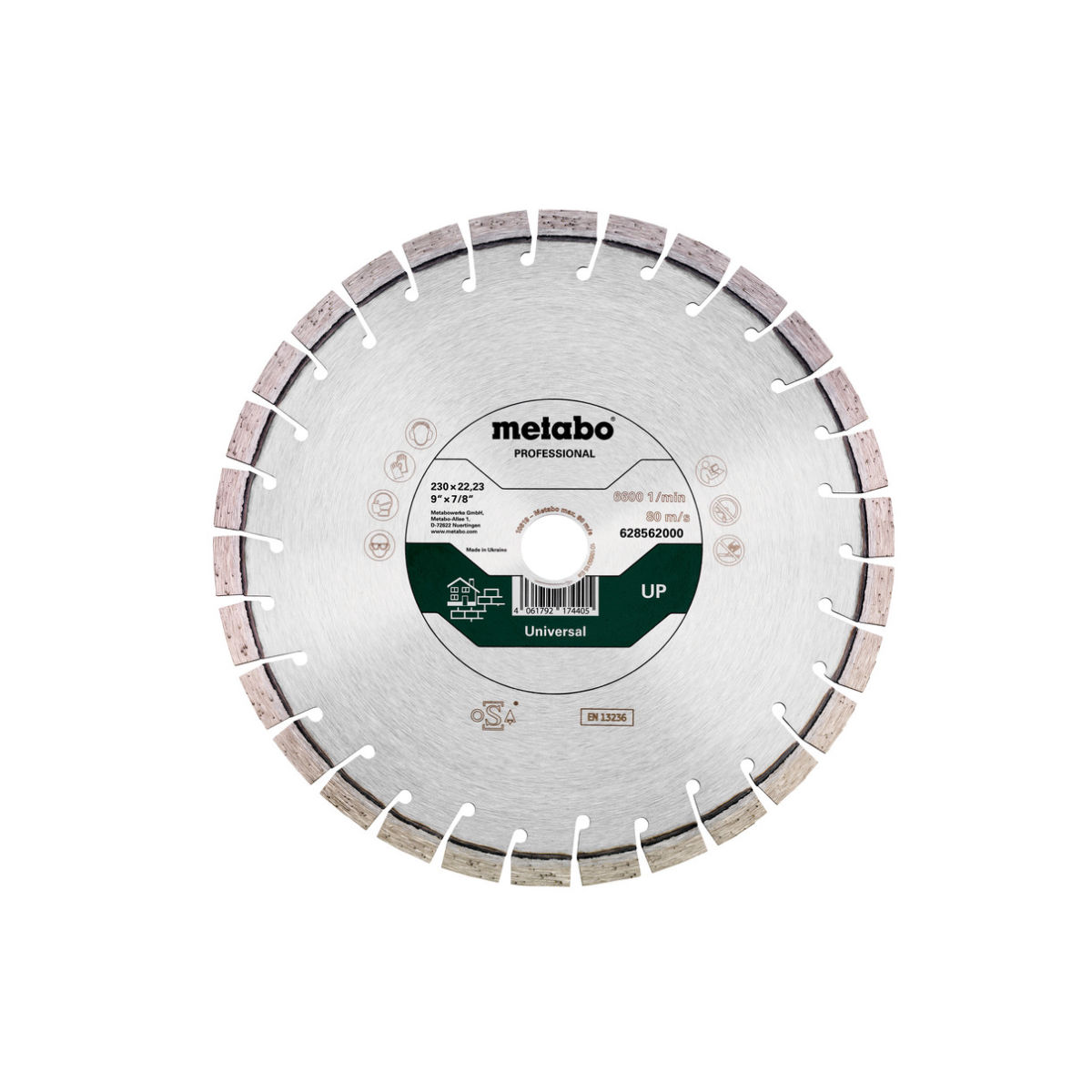 Diamanttrennscheibe 230x22,23mm, ″UP″, Universal ″professional″