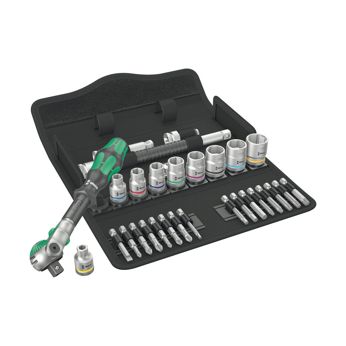 8100 SB 9 Zyklop Speed-Knarrensatz, 3/8″-Antrieb, zöllig, 29-teilig