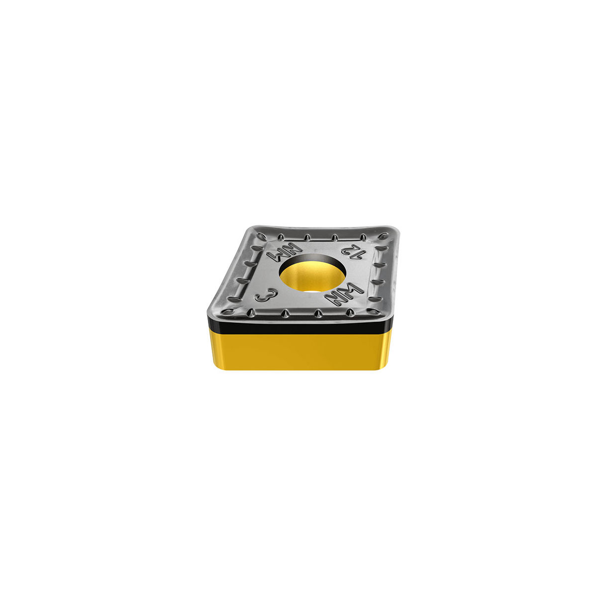 CNMM 120408-NM IC8250 80° rhombisch, einseitig, zum Schruppen.