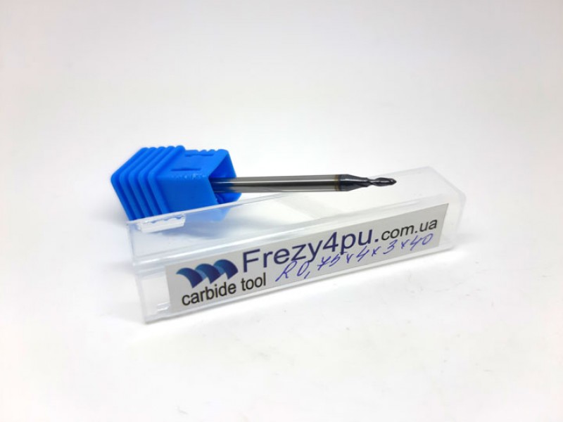 Фреза радіусна R0.75 D3 L40/4-2T