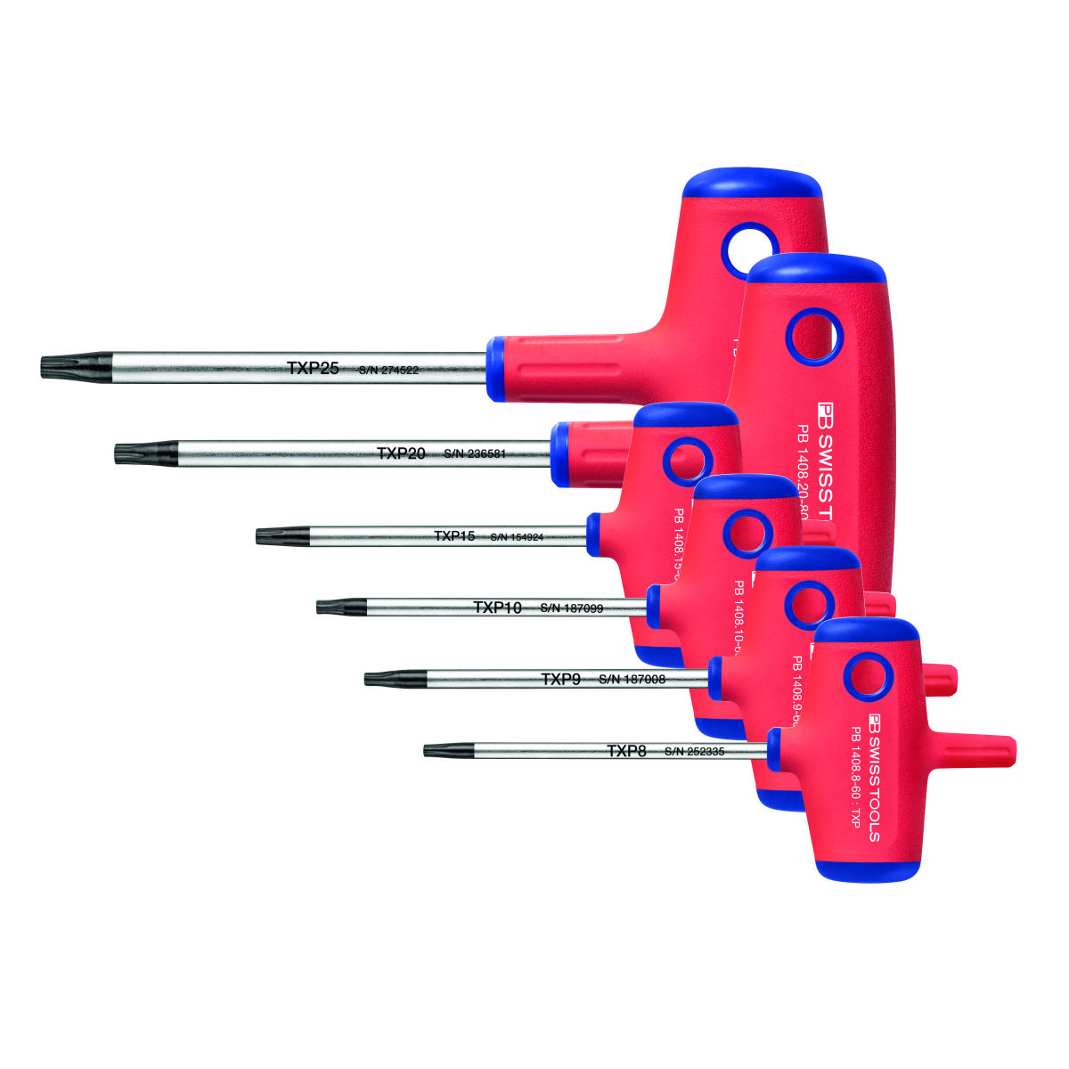 Schraubendreher-Satz für Torx Plus®, mit Quergriff 6-teilig, Anzahl Schraubendreher: 6
