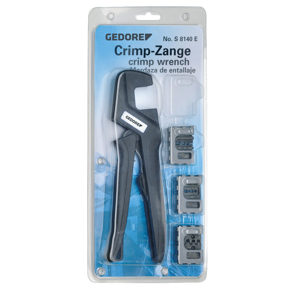Crimp-Zangen-Set INDUSTRIAL 4-teilig