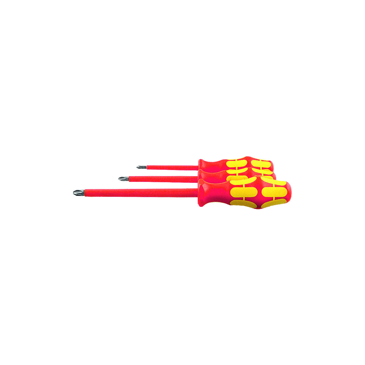 Elektriker-Schraubendreher-Satz für Phillips, mit Kraftform-Heft VDE-vollisoliert, Anzahl Schraubendreher: 3