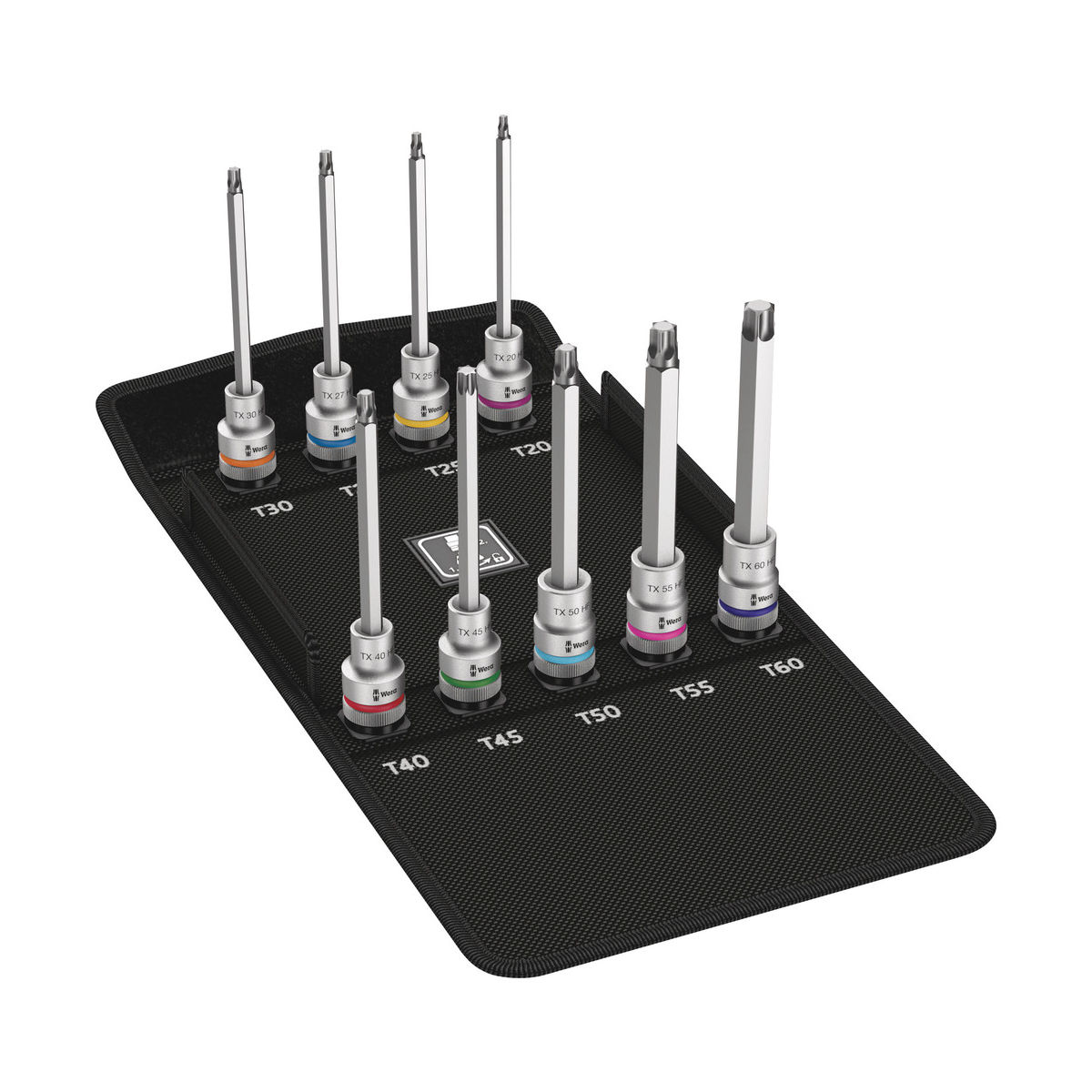 8767 C TORX® HF 3 Zyklop Bitnuss-Satz TORX®, mit Haltefunktion, 9-teilig