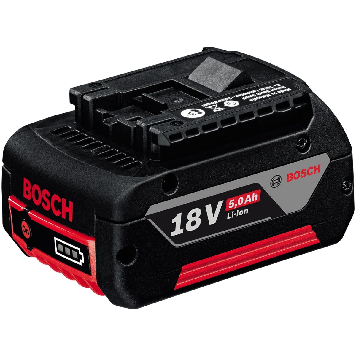 Li-Ionen Akku, 5,0 Ah, Akkutyp, Akkuspannung: B18V