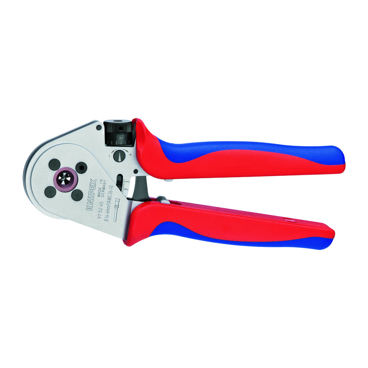 Vierdorn-Crimpzange MicroCrimp, 2K-Griffe, Typ: 6,0