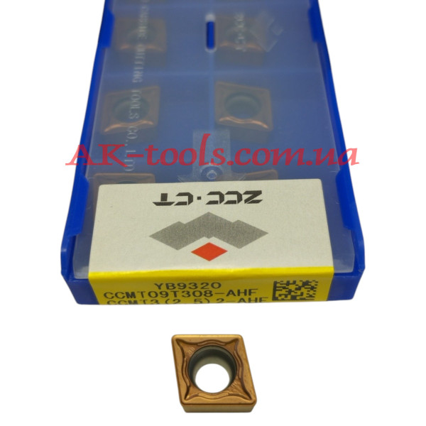 80° CNMG+ССМT · CCMT09T308-AHF YB9320 ZCC-Original