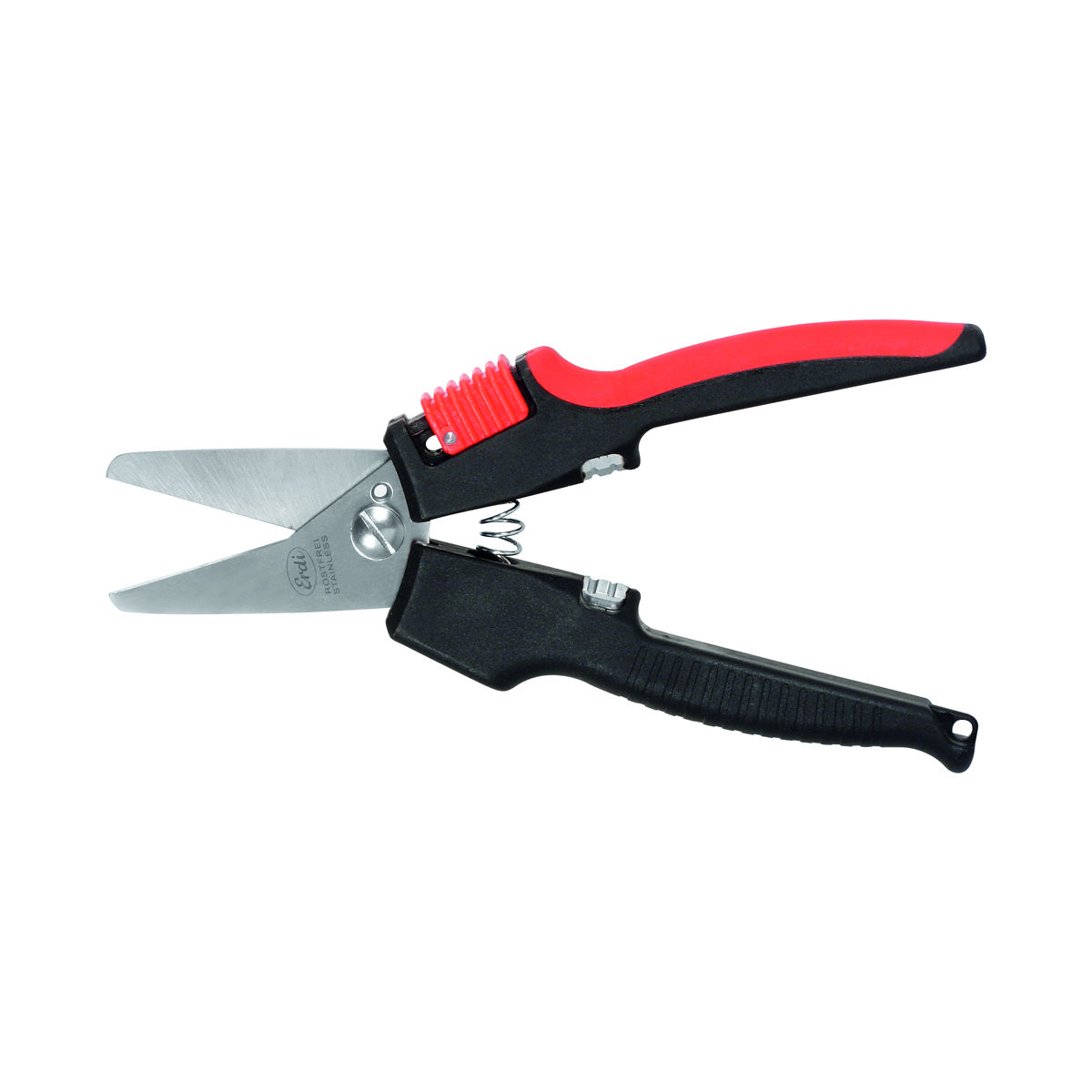 Combi-Schere mit 2K-Griff gerade, ganze Länge: 190mm