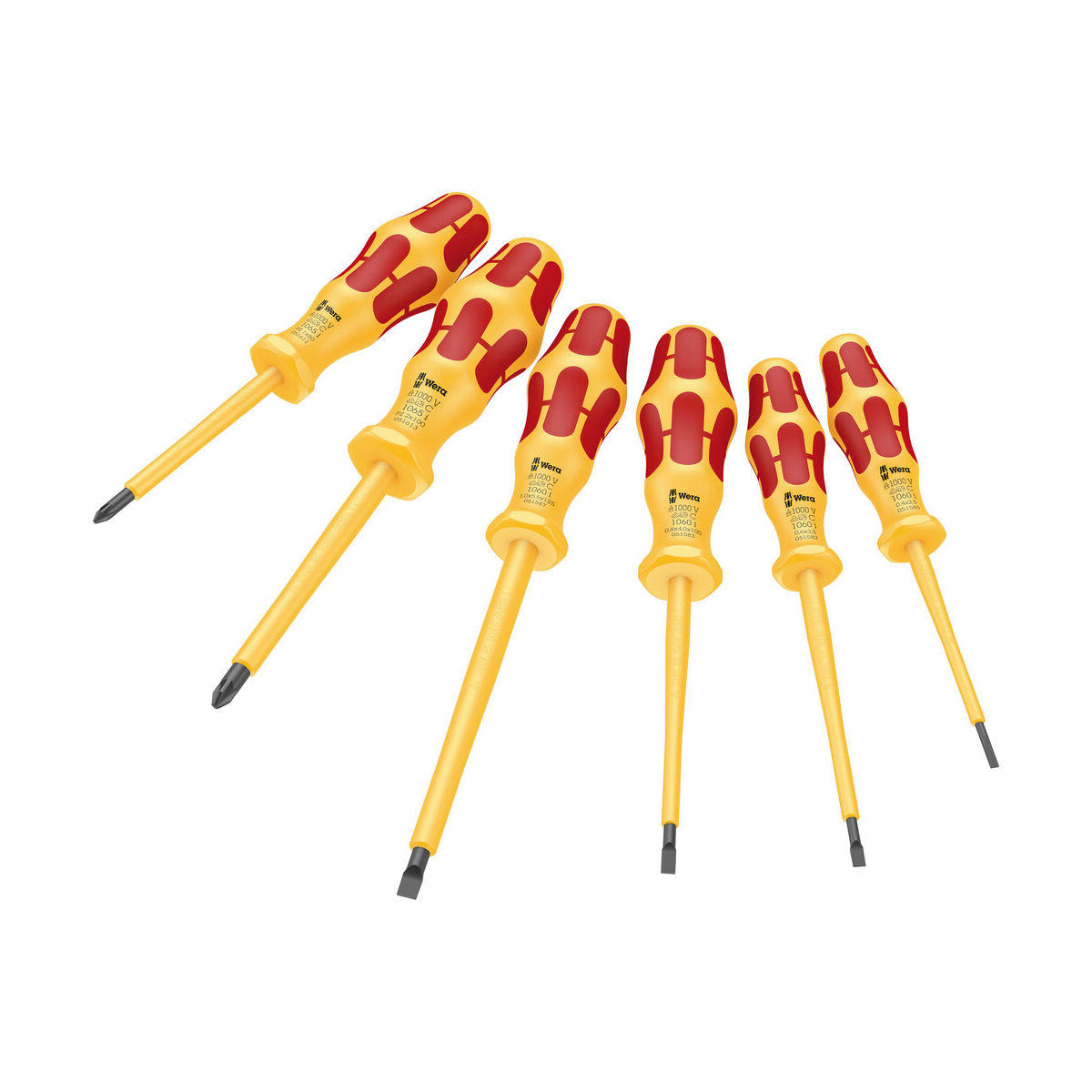 1060 i/1065 i/6 Schraubendrehersatz Kraftform VDE, 6-teilig