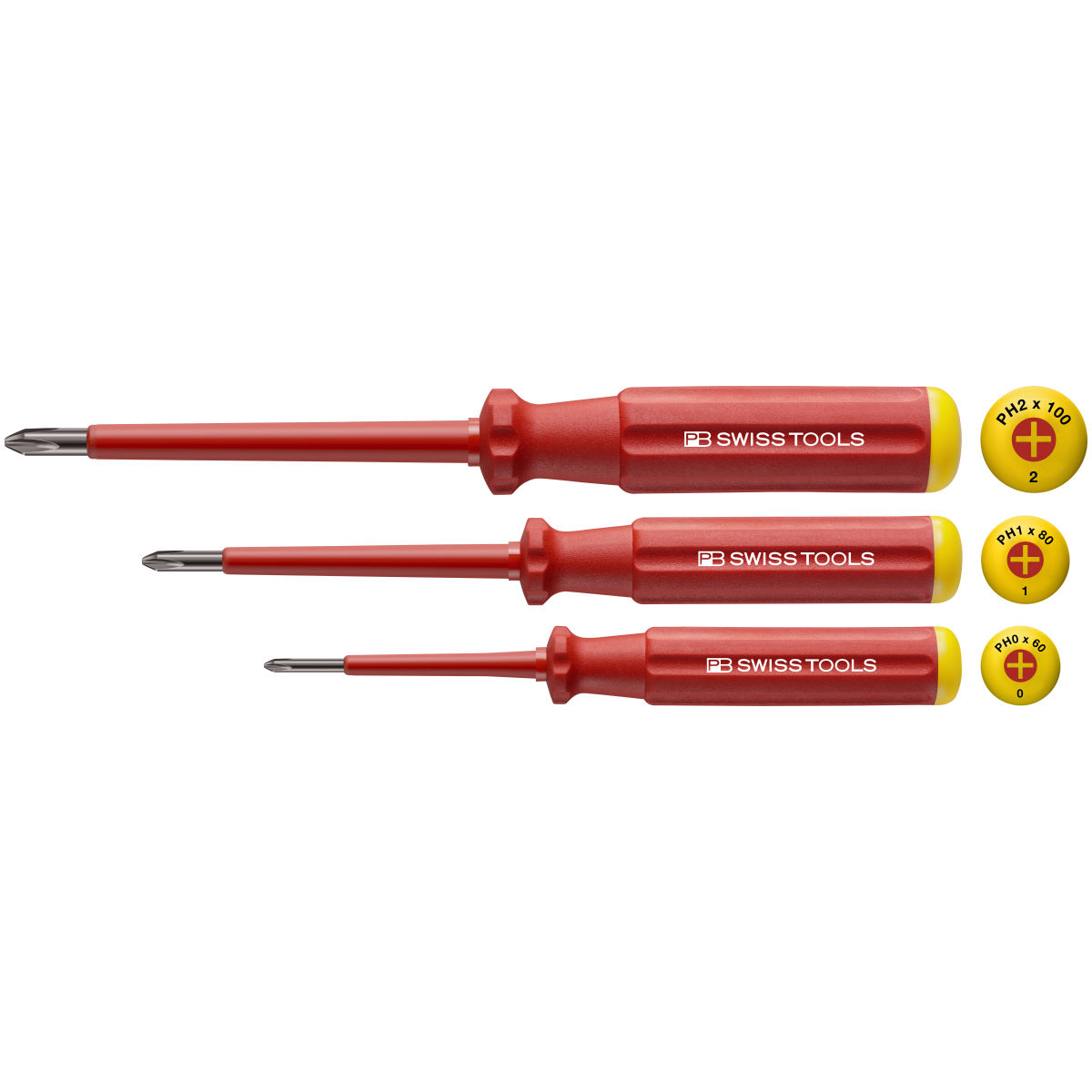 Classic VDE Schraubendreher Set für Phillips-Schrauben