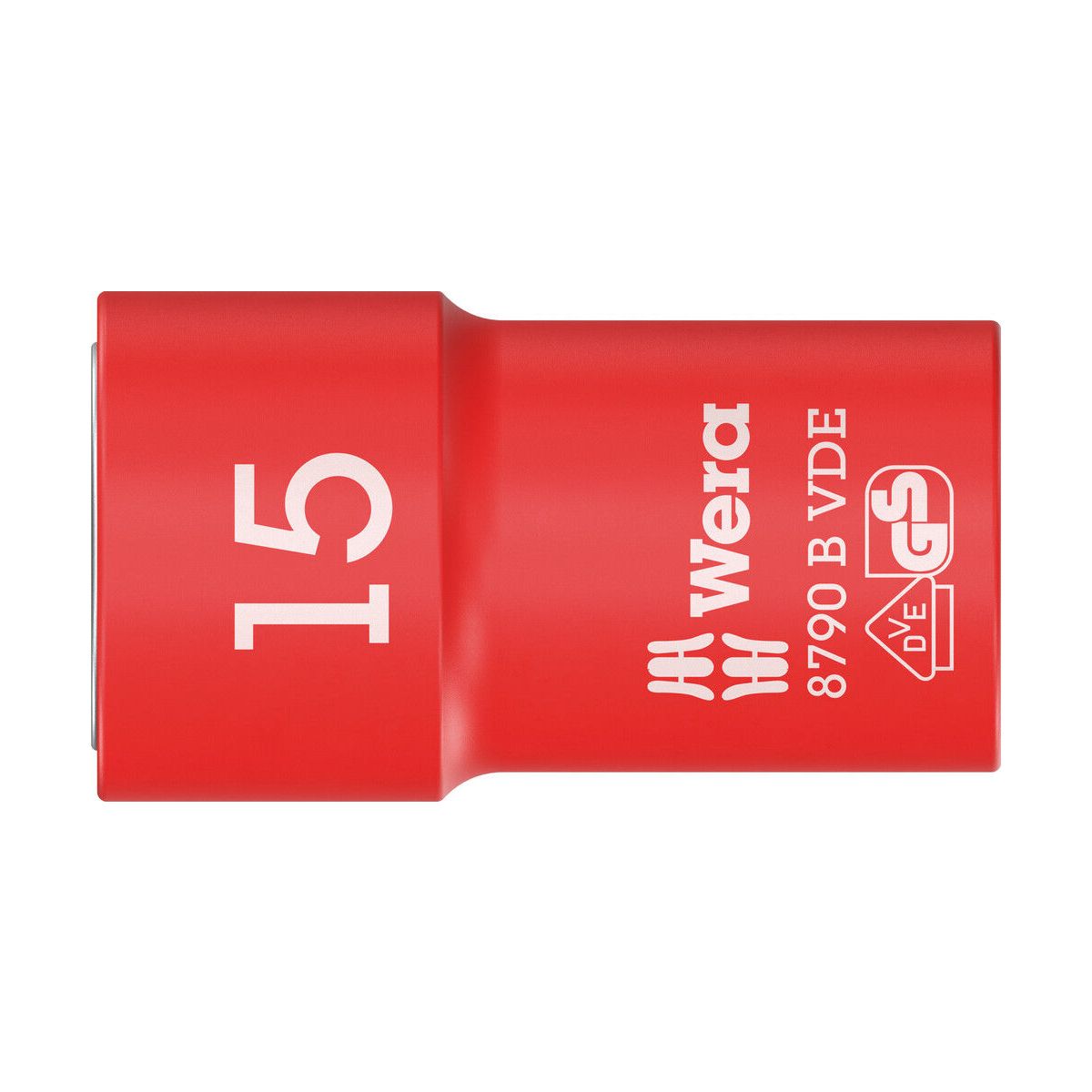 8790 B VDE Zyklop-Steckschlüsseleinsatz, isoliert, mit 3/8″-Antrieb, 15 x 46 mm