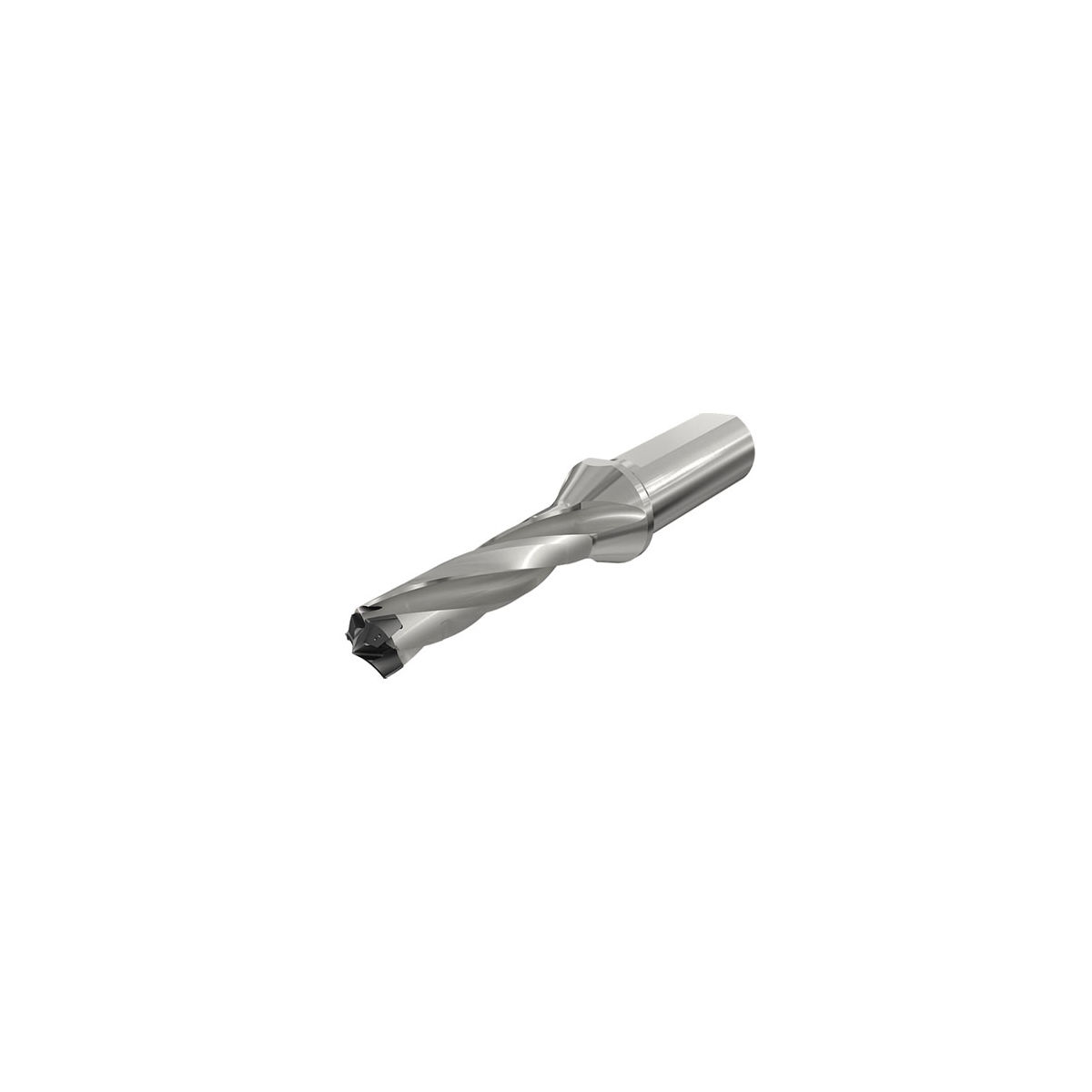 D3N 230-069-31.75A-3D Bohrkörper für dreischneidige Bohrköpfe mit Innenkühlung, Schaft mit Spannfläche, Bohrtiefe 3xD