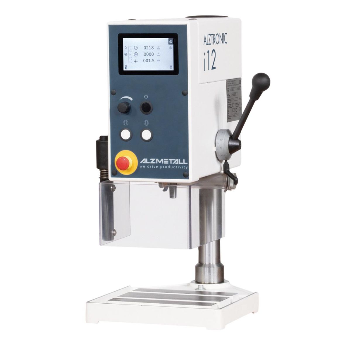 Tischbohrmaschine ALZTRONIC, maximaler Bohr-⌀ in Stahl: 12mm