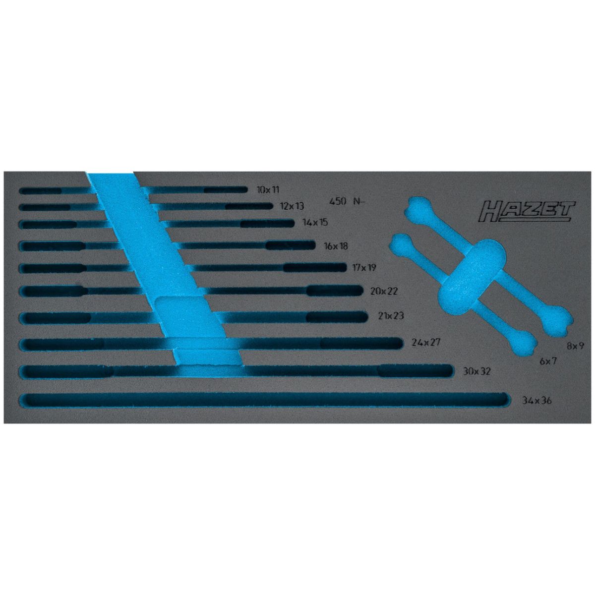 2-Komponenten Weichschaumeinlage ∙ L x B: 392 mm x 172 mm