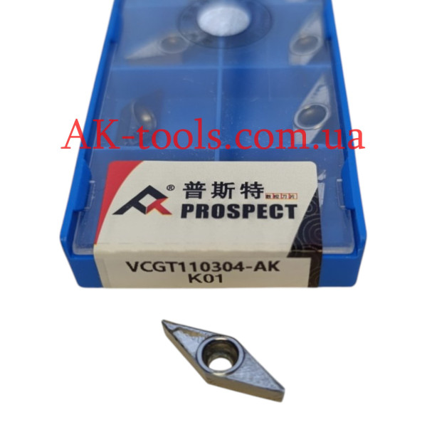 35° VNMG+VBMT+VCMT · VCGT110304-AK K01